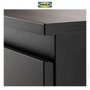 IKEA KULLEN Lemari 5 Laci Hitam-Cokelat Minimalis 70x112 cm