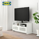 IKEA BRIMNES Meja TV Dengan Penyimpanan Putih 120x41x53 cm