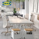IKEA TROTTEN Meja Kerja / Belajar Putih Berkualitas 160x80 cm