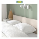 IKEA KLEPPSTAD Rangka Tempat Tidur Putih/Vissle Krem 160x200 cm