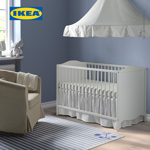 IKEA SMAGORA Ranjang Bayi Berkualitas Putih 60x120 cm