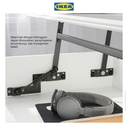 IKEA VITTERYD Meja Tamu Adjustable yang Dapat Disesuaikan Putih 97cm