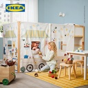 IKEA DUKTIG Set Mainan Mangkok / Piring Warna Campuran Isi 8pcs