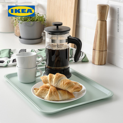 IKEA TILLGANG Nampan Plastik Hijau Pucat 37x29 cm