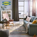 IKEA GLADOM Meja Baki Multifungsi Putih Bahan Baja 45x53 cm