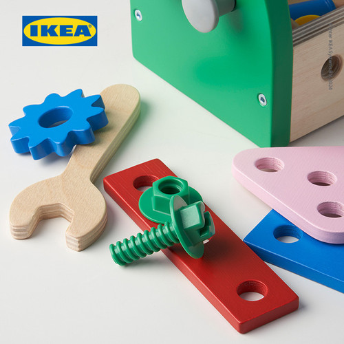 IKEA BLOMFLUGA Mainan Alat Perkakas Set Isi 13pcs