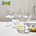 IKEA STORSINT Gelas Kaca Bening untuk Wine 68cl Set Isi 6pcs
