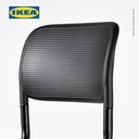 IKEA SMALLEN Kursi Kerja Putar Minimalis Hitam
