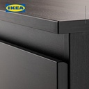 IKEA KULLEN Lemari 2 Laci Hitam Minimalis 35x49 cm