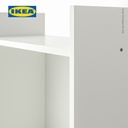 IKEA BAGGEBO Rak Buku Putih 50x25x160 cm