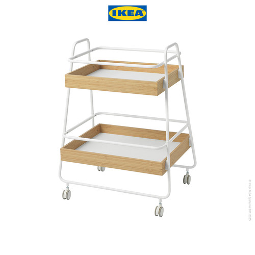 IKEA SVENARUM Meja Troli Dengan Penyimpanan 40x56 cm