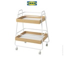 IKEA SVENARUM Meja Troli Dengan Penyimpanan 40x56 cm