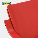 IKEA POANG Kursi Berlengan Sandaran Rendah Untuk Santai Merah / Vissle Merah