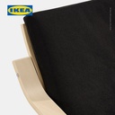 IKEA POANG Kursi Berlengan Sandaran Rendah Untuk Santai Krem / Vissle Hitam
