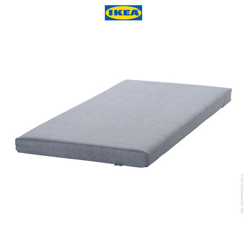 IKEA AGOTNES Kasur Busa Tipe Keras Biru Muda 90x200 cm