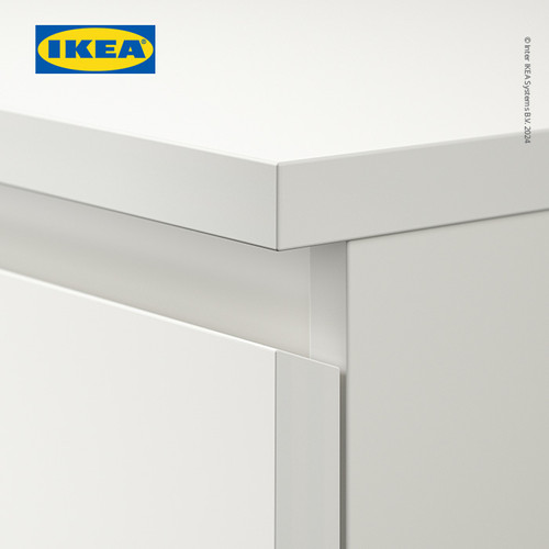 IKEA MALM Lemari 6 Laci Putih Minimalis 160x78 cm