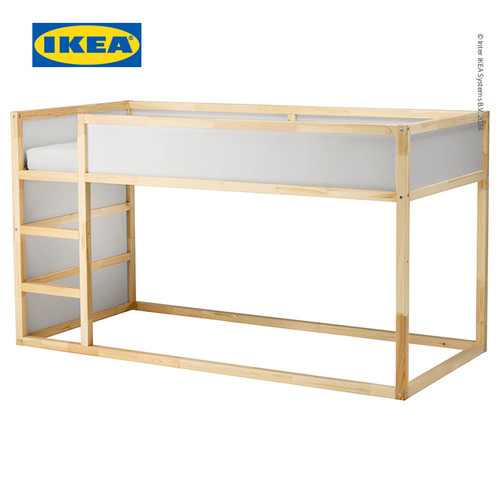 IKEA KURA Rangka Tempat Tidur Dapat Dibalik Minimalis 90x200 cm