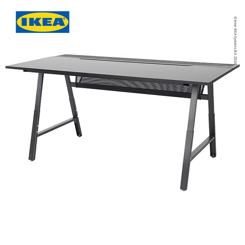 IKEA UTESPELARE Meja Gaming / Kerja Minimalis Hitam 160x80 cm