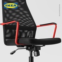 IKEA HUVUDSPELARE Kursi Kantor Gaming Minimalis Hitam