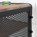 IKEA FJALLBO Meja Kerja Untuk Laptop dengan Roda Hitam 100x36 cm