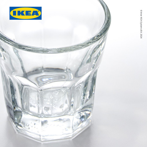 IKEA POKAL Gelas Snaps Kaca Bening 5cl Isi 6pcs