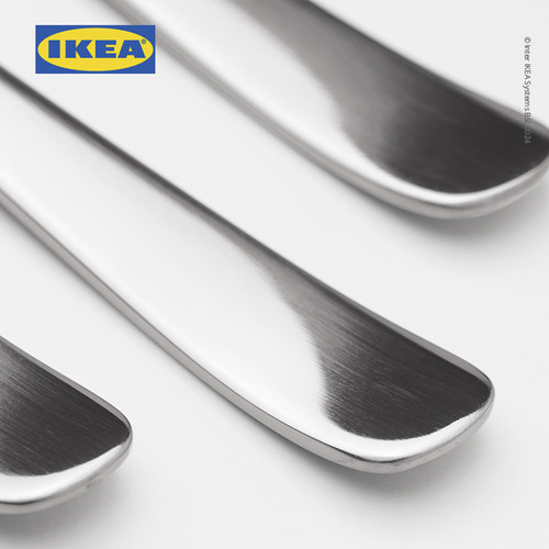 IKEA DRAGON Sendok Teh Baja Tahan Karat 17cm Set Isi 6pcs
