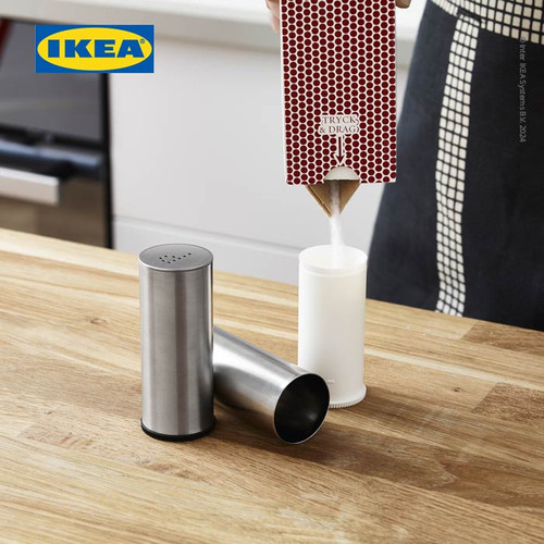 IKEA PLATS Tempat Bumbu / Shaker Garam/Lada Hitam Set Isi 2pcs