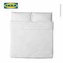 IKEA DVALA Sarung Duvet 240x220cm dan 2 Sarung Bantal 50x80cm