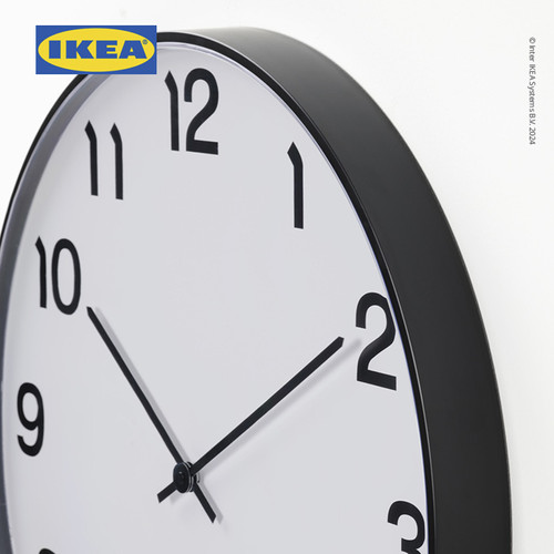 IKEA PLUTTIS Jam Dinding Klasik 52cm