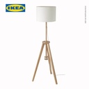 IKEA LAUTERS Lampu Lantai / Lampu Baca Kayu Ash/Putih Minimalis