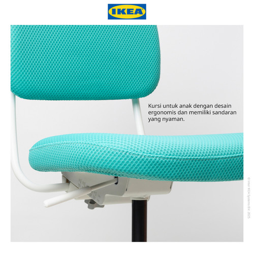 IKEA VIMUND Kursi Belajar Anak Hijau Toska