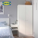 IKEA KLEPPSTAD Lemari Pakaian 2 Pintu Putih 79x176 cm