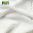 IKEA HILJA Tirai Gorden 1 Pasang Putih 145x250 cm Sepasang Isi 2pcs