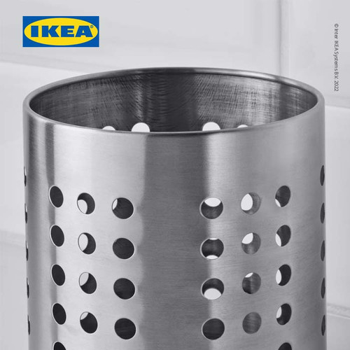 IKEA ORDNING Tempat Sendok Bahan Baja 13.5cm