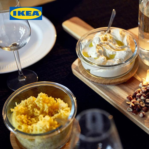 IKEA 365+ Tempat Makanan Tanpa Tutup Kaca Bulat 400mL