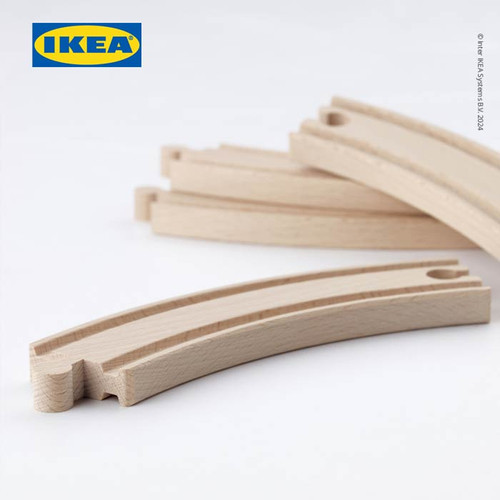 IKEA LILLABO Rel Pelengkap Set Kereta Api Isi 10pcs