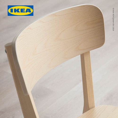 IKEA LISABO Kursi Makan Minimalis Kayu Ash