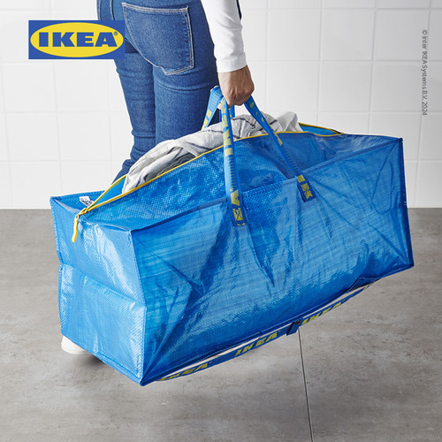 IKEA FRAKTA Kantong / Tas Belanja Untuk Troli 73x35x30 cm 76 L