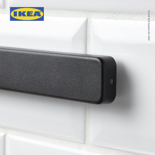 IKEA HULTARP Tempat Pisau Magnet Dinding Hitam 38 cm