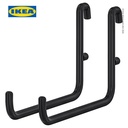 IKEA SKADIS Pengait Pegboard Bentuk L Putih Isi 2pcs