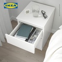 IKEA KULLEN Lemari 2 Laci Putih Minimalis 35x49 cm