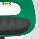 IKEA PYNTEN Alas Kursi / Tempat Duduk Abu-Abu Tua 41x43 cm