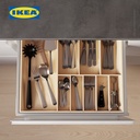 IKEA UPPDATERA Baki Tempat Pemisah Peralatan Makan Bahan Bambu 52x50cm