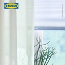 IKEA HILJA Tirai Gorden 1 Pasang Putih 145x250 cm Sepasang Isi 2pcs