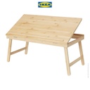 IKEA FELFRITT Meja Laptop / Nampan Makanan Minuman Tempat Tidur dari Bambu 58x32x27 cm
