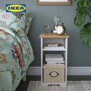IKEA SKRUVBY Meja Samping Serbaguna Minimalis Putih 40x32 cm