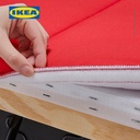 IKEA KLIPPAN Sofa 2 Dudukan LANGBAN Merah Terang