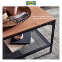 IKEA FJALLBO Meja Tamu Minimalis Hitam 90x46 cm