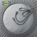 IKEA SANDARED Tempat Duduk Pouffle / Beanbag Minimalis Serbaguna Abu-abu