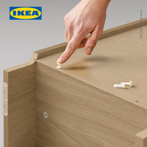 IKEA BILLY Rak Buku Minimalis Efek Kayu Oak Berkualitas 40x28x202 cm